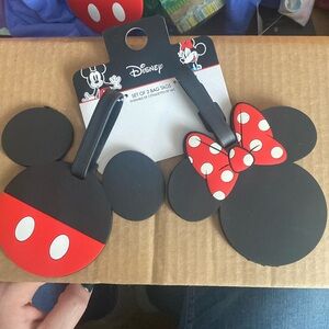 Disney luggage tags. Set of 2